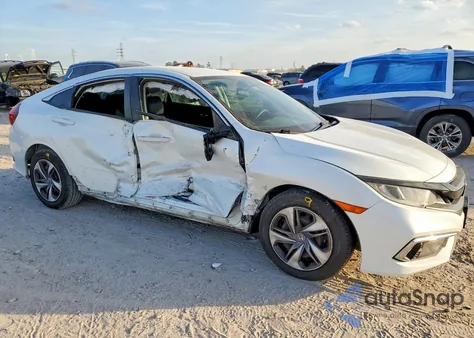 2020 Honda Civic Lx из США, поврежденный, VIN 19XFC2F61LE025087